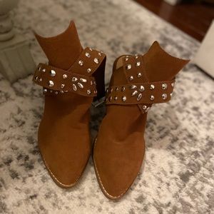 Chinese Laundry Small Town Mule Booties size6.5